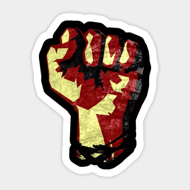 Revolution!!! Clenched Fist! Sticker by ddtk